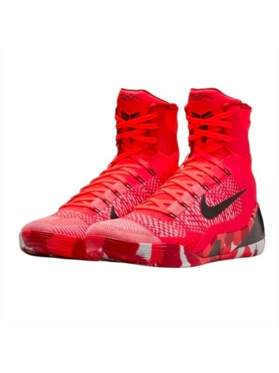Nike Other - Kobe 9 Elite High Protro Men Size 9 Bright Crimson and Emerald Green 0826